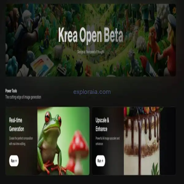 ¡Descubre la innovación en inteligencia artificial con la Open BETA de KREA! Únete ahora y sé parte de esta revolución tecnológica.